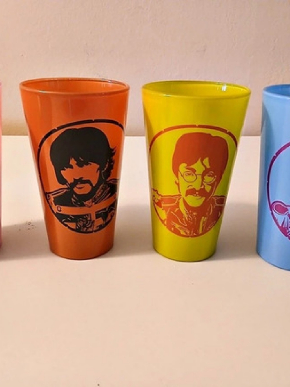 The Beatles Dr. Pepper's Lonely Hearts Club Band cups Lonely Hearts Club Band